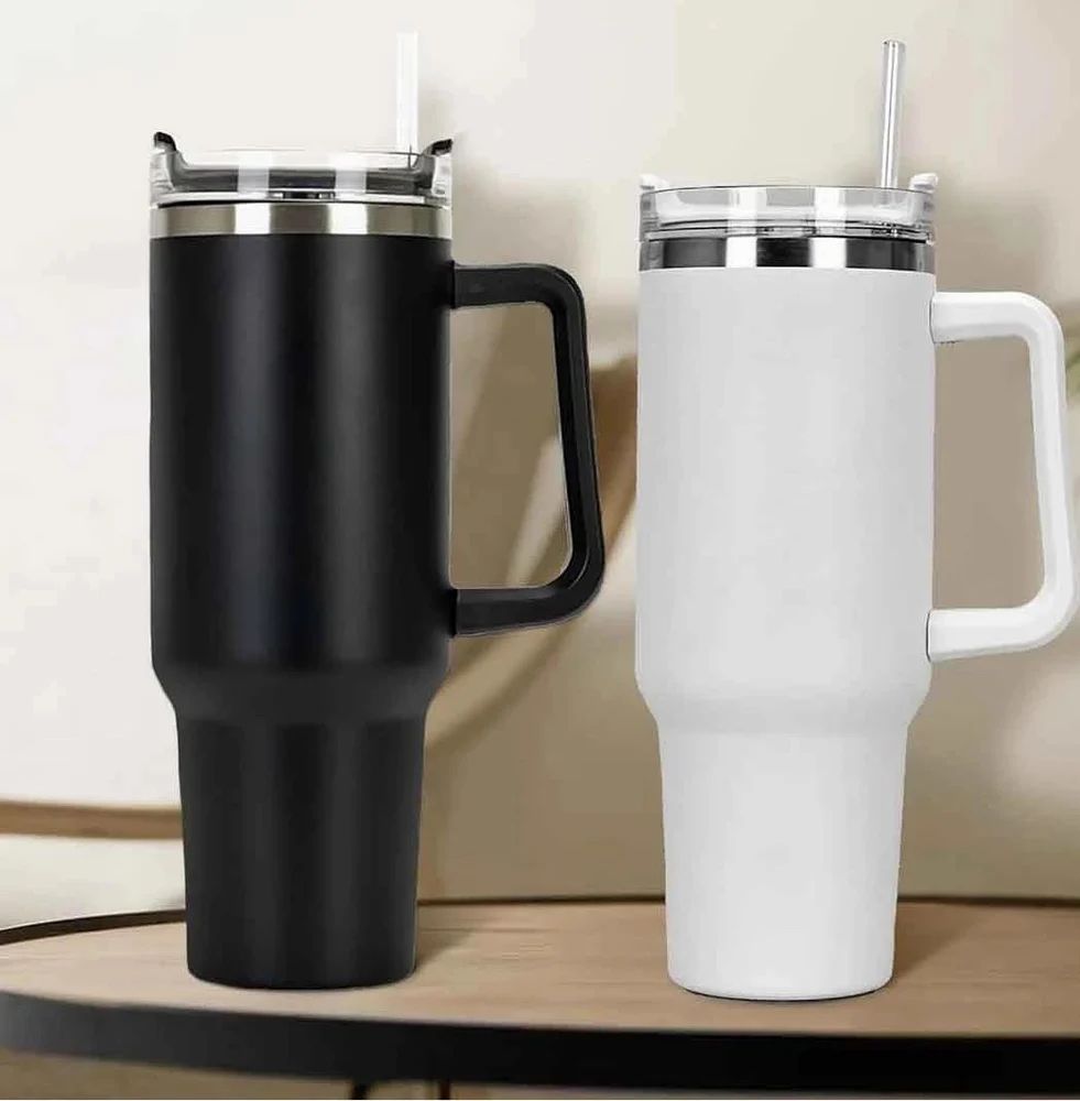 Handle Tumbler with Straw